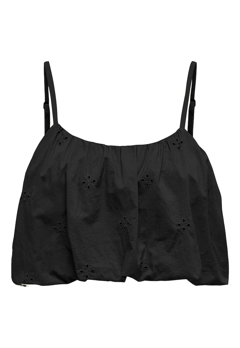 Top dama  15342566, Bumbac organic/Bumbac, Negru, Negru