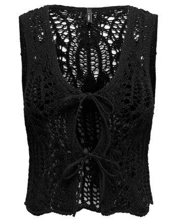 Top dama  15343882, Bumbac/Poliester, Negru, Negru