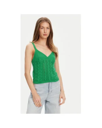 Top dama  101TDH01B, Bumbac, Verde, Verde