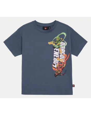 Tricou baieti  12011428, Bumbac organic, Bleumarin, Bleumarin