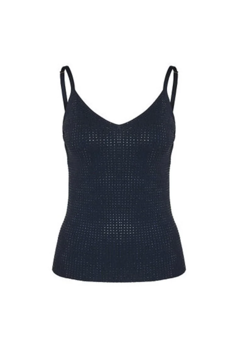 Top dama  FR25ST4006K410J9, Viscoza/Poliamida, Bleumarin, Bleumarin