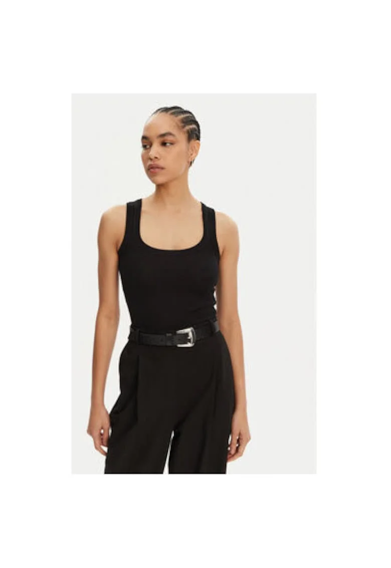 Top dama  24H243TO0992381, Viscoza/Poliester, Negru, Negru