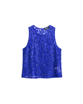 Top dama  25SWBW25, Poliester reciclat, Albastru, Albastru
