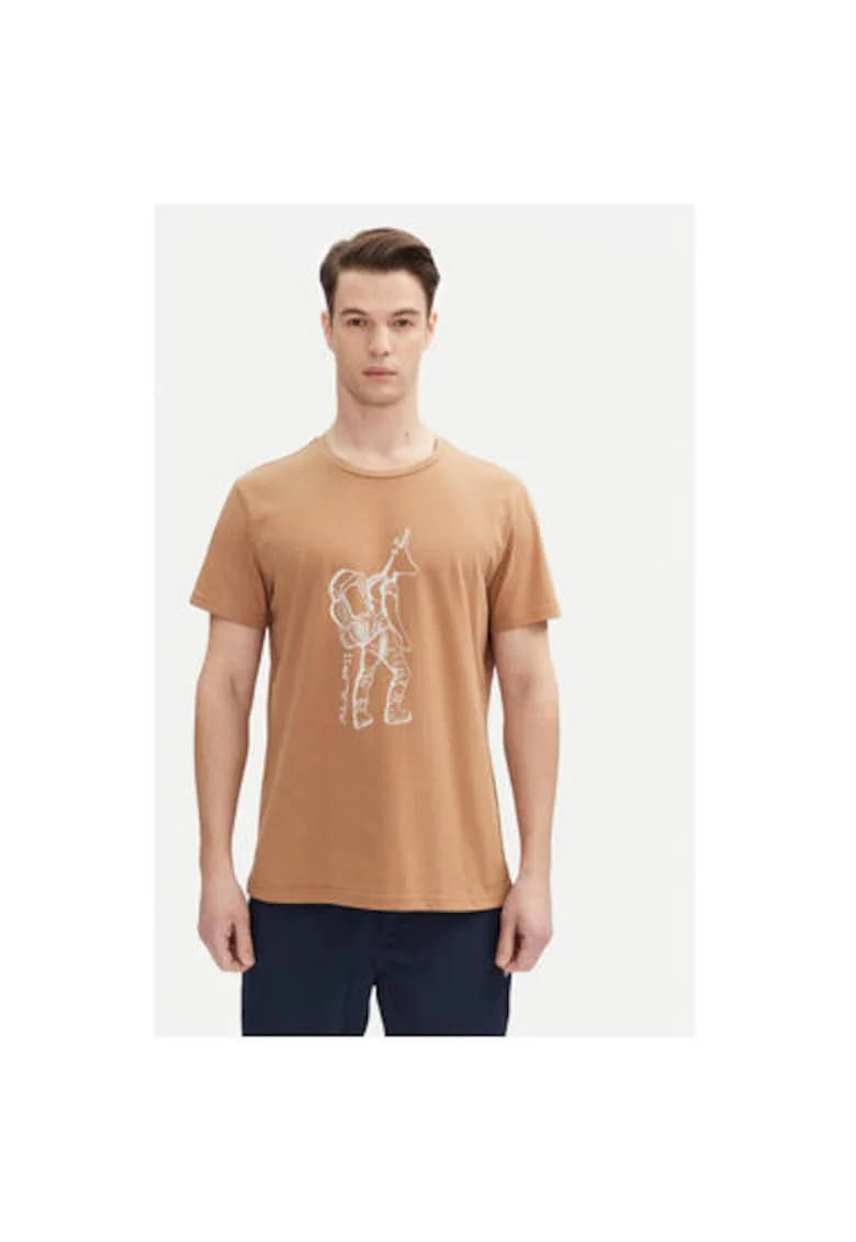 Tricou barbati  TICCO M, Bumbac/Poliester reciclat, Portocaliu, Portocaliu