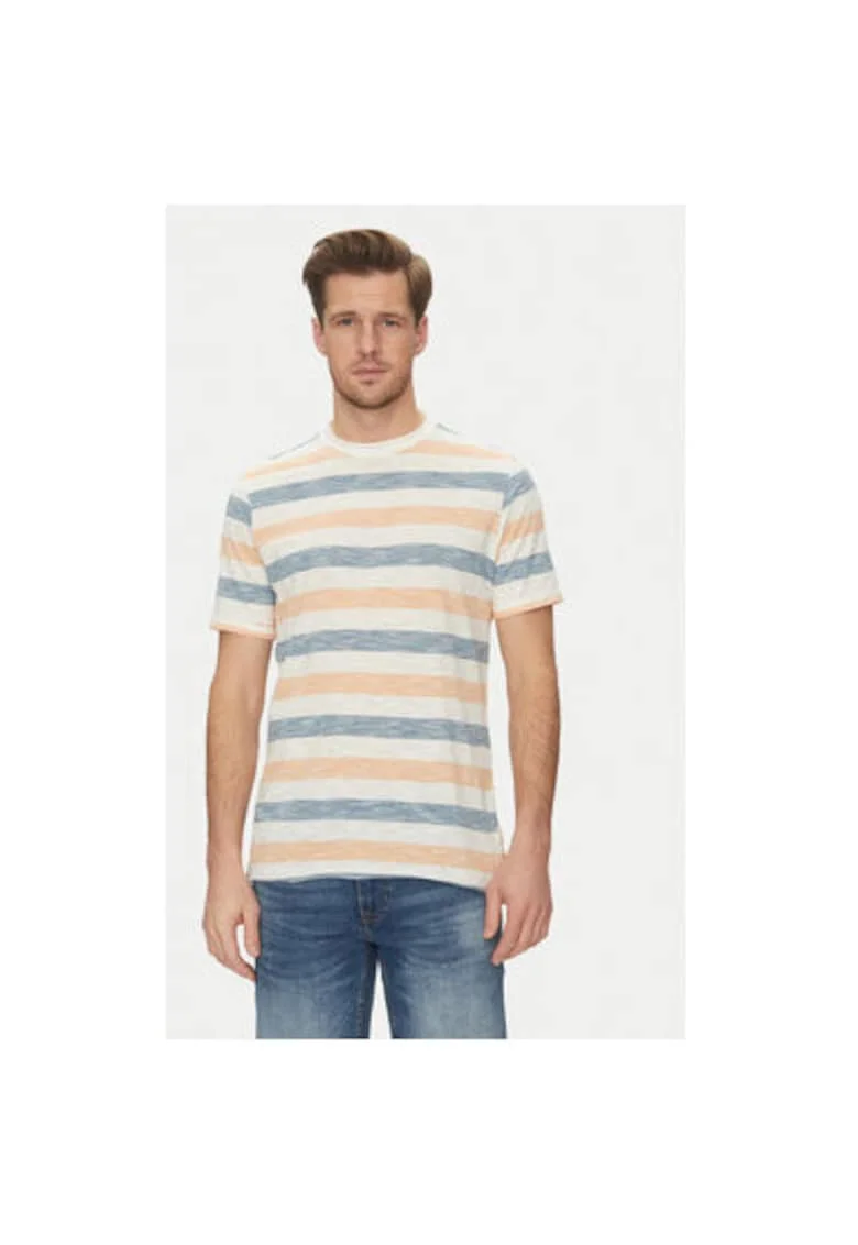 Tricou barbati  20718293, Bumbac, Multicolor, Multicolor
