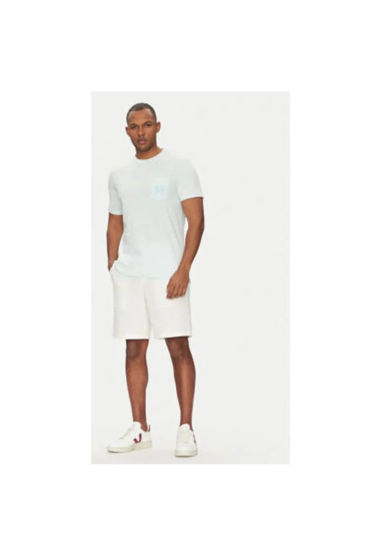 Tricou barbati  20718299, Bumbac/Poliester, Verde, Verde