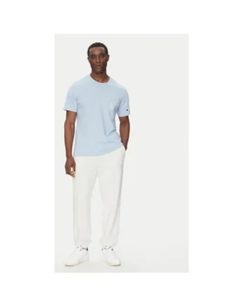 Tricou barbati  221038, Bumbac, Albastru deschis, Albastru deschis