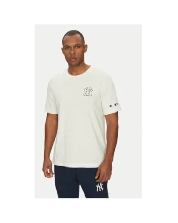 Tricou barbati  221037, Bumbac, Alb, Alb