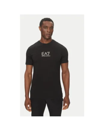 Tricou barbati  Emporio Armani, 7M000301 AF13739, Viscoza/Poliamida, Negru, Negru