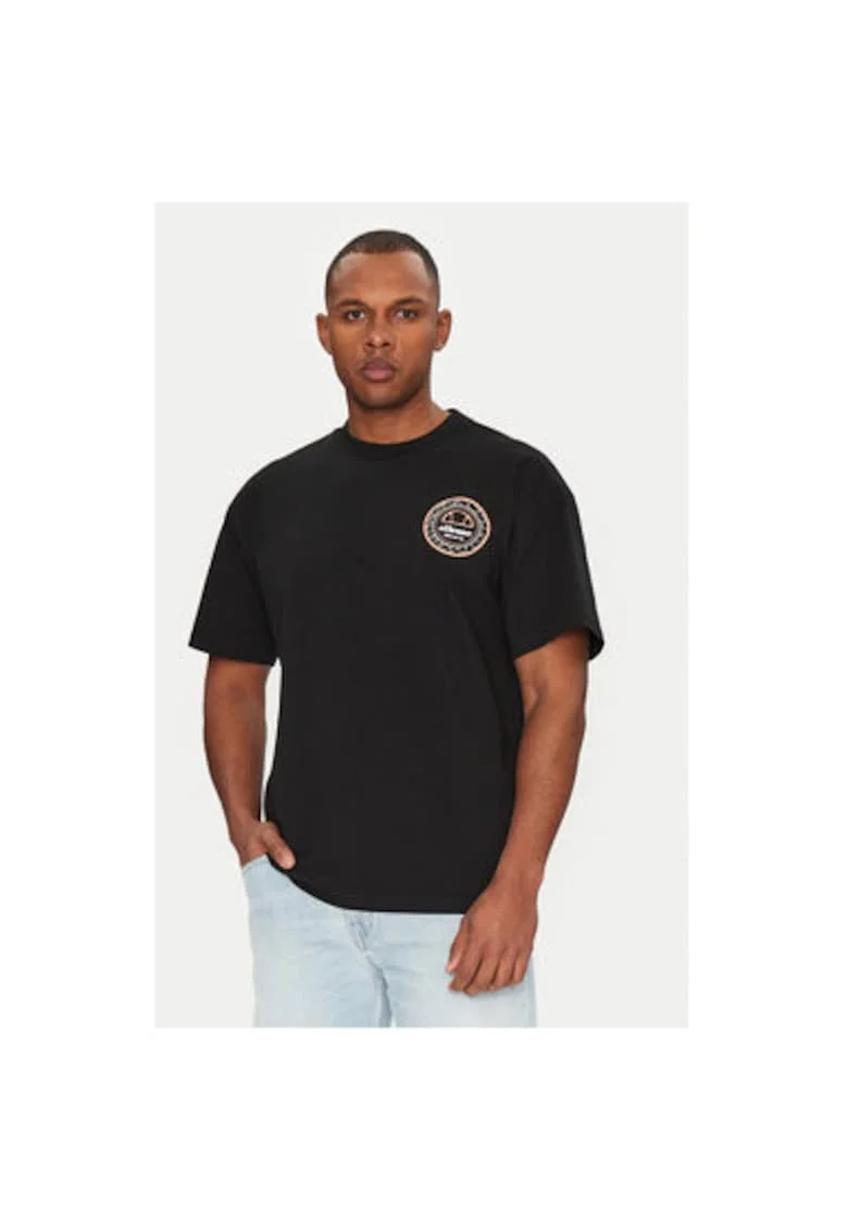 Tricou barbati  SHZ21889011, Bumbac/Poliester, Negru, Negru