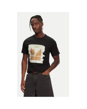 Tricou barbati  HARM0033251, Bumbac, Negru, Negru