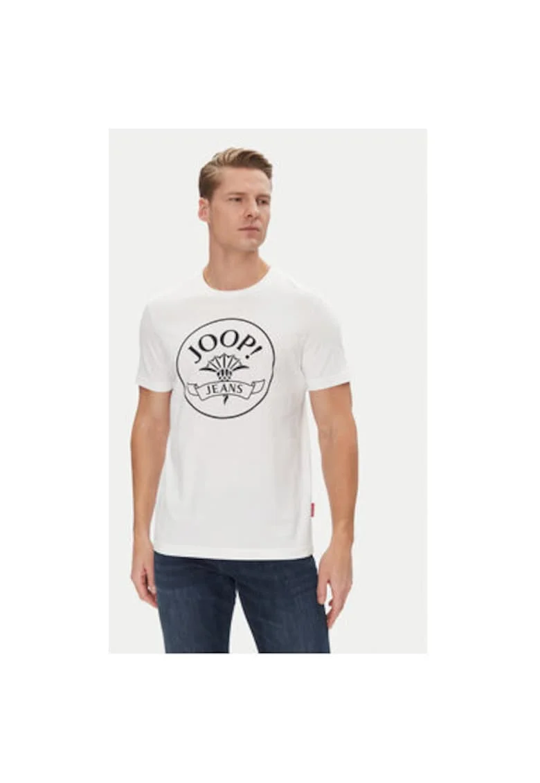 Tricou barbati  10019357 30045679, Bumbac, Alb, Alb