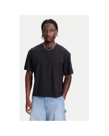 Tricou barbati Jack Jones, 12277886, Bumbac, Negru, Negru