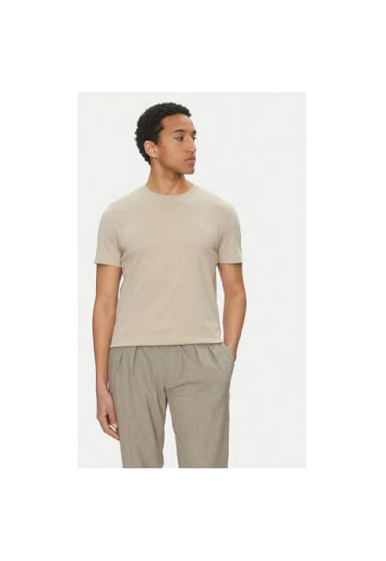 Tricou barbati  10019307 30045539, Bumbac organic, Bej, Bej