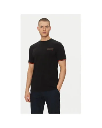 Tricou barbati  755020 552221, Bumbac, Negru, Negru