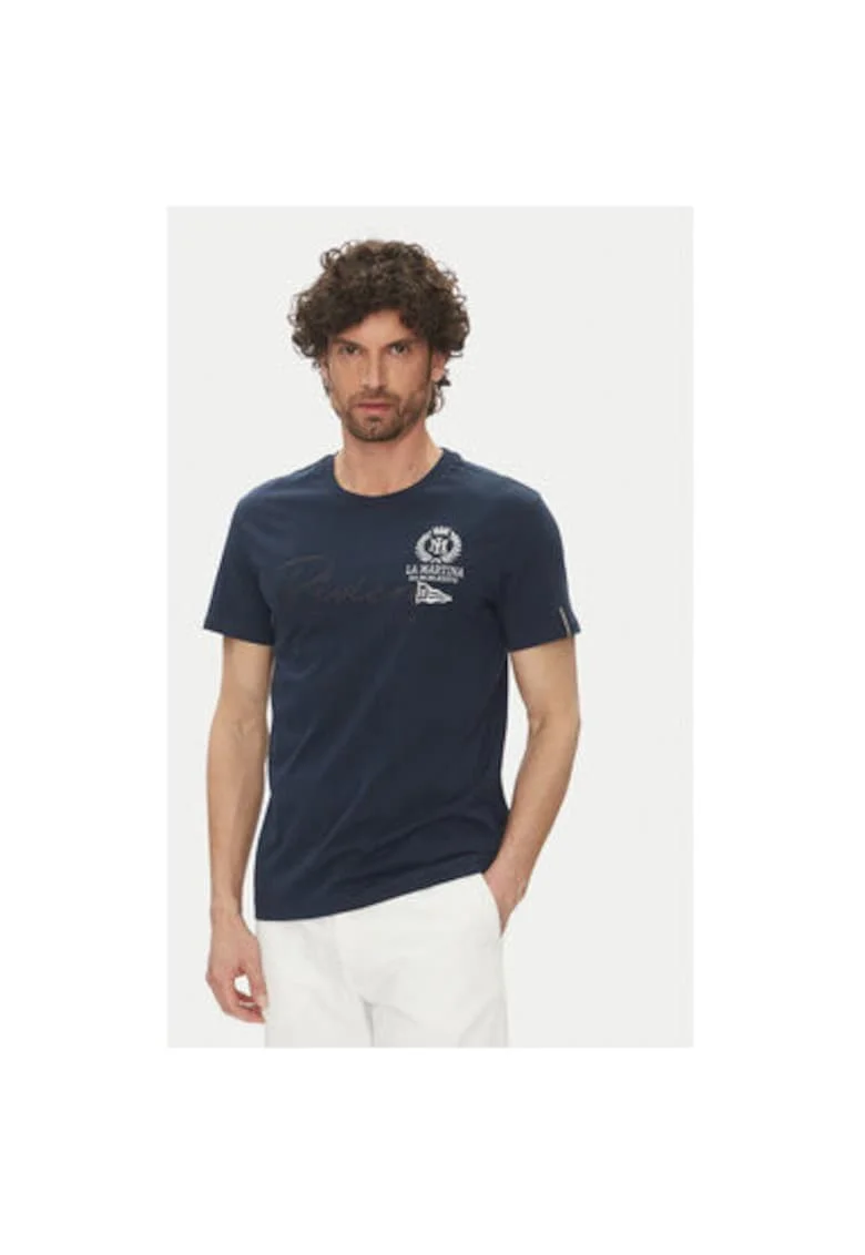 Tricou barbati  MAR300 JS206, Bumbac, Bleumarin, Bleumarin