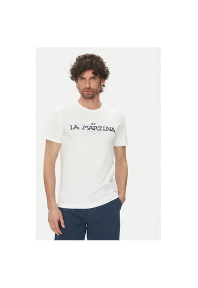 Tricou barbati  MAR304 JS206, Bumbac, Alb, Alb