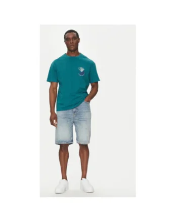Tricou barbati  EQYZT08033-BSJ0, Bumbac organic, Verde, Verde