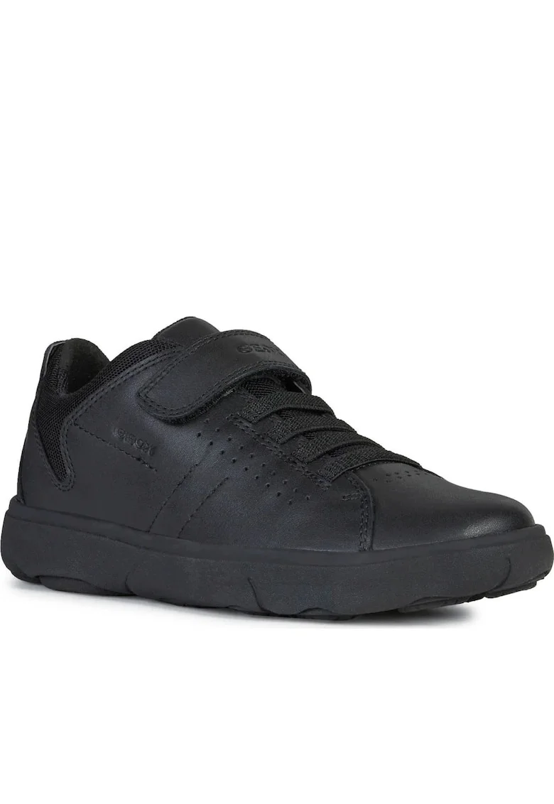 Pantofi baieti J02AZB 04314 C9999,  Piele naturala, Negru