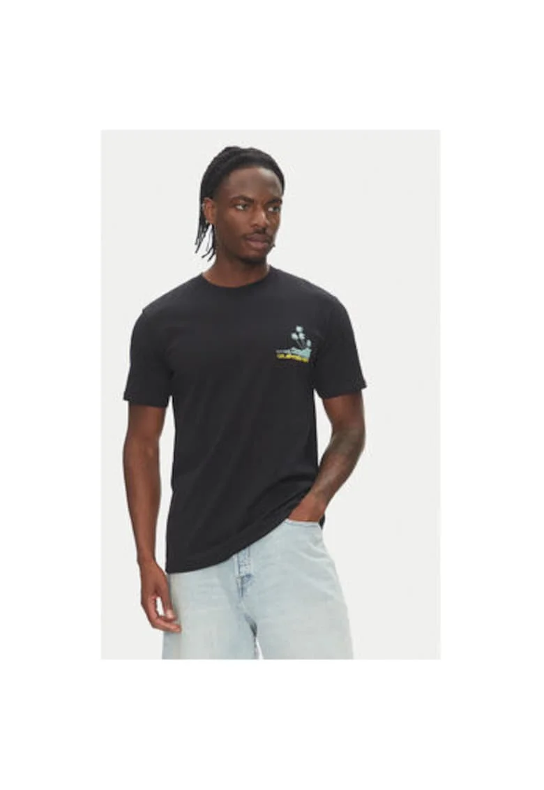 Tricou barbati  EQYZT08057, Bumbac, Negru, Negru