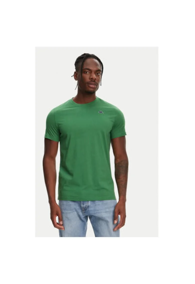 Tricou barbati  611187W, Bumbac, Verde, Verde