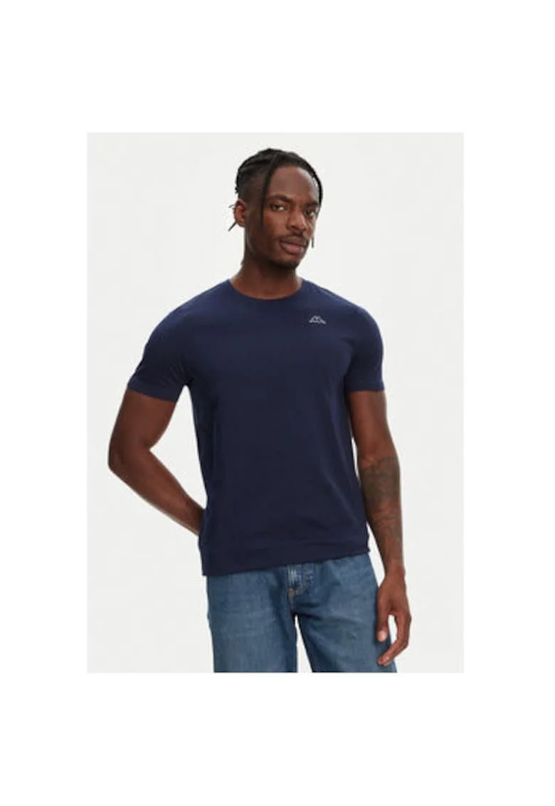 Tricou barbati  611187W, Bumbac, Bleumarin, Bleumarin