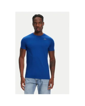 Tricou barbati  611187W, Bumbac, Albastru, Albastru