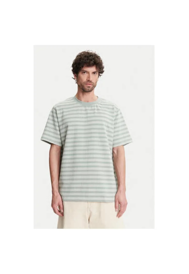 Tricou barbati  16097659, Bumbac organic/Elastan, Verde, Verde
