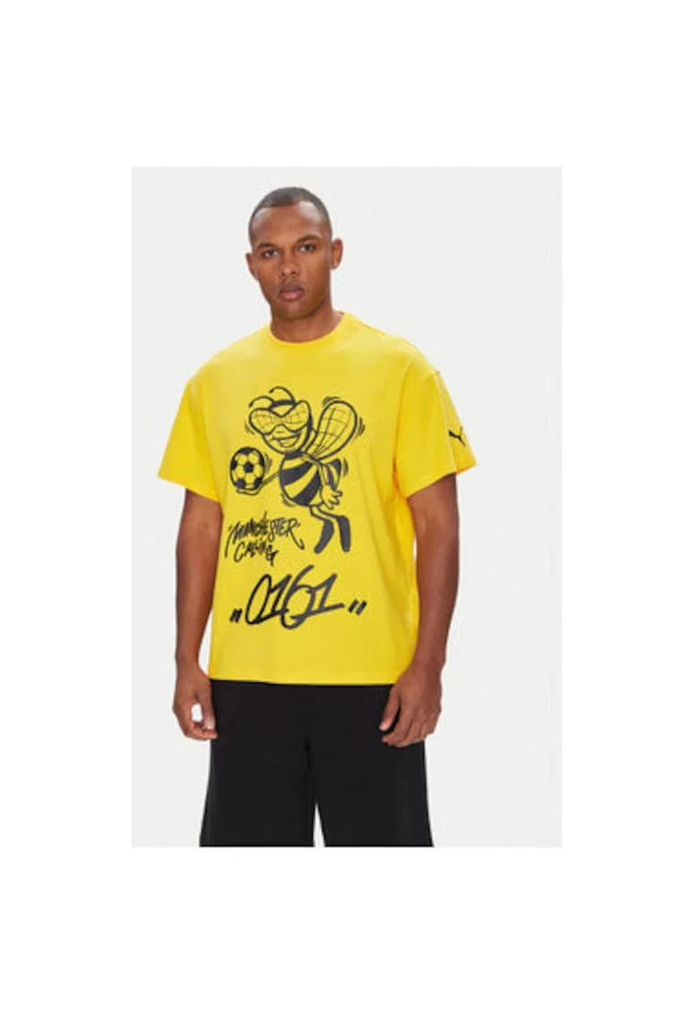Tricou barbati  631696, Bumbac/Bumac reciclat, Galben, Galben