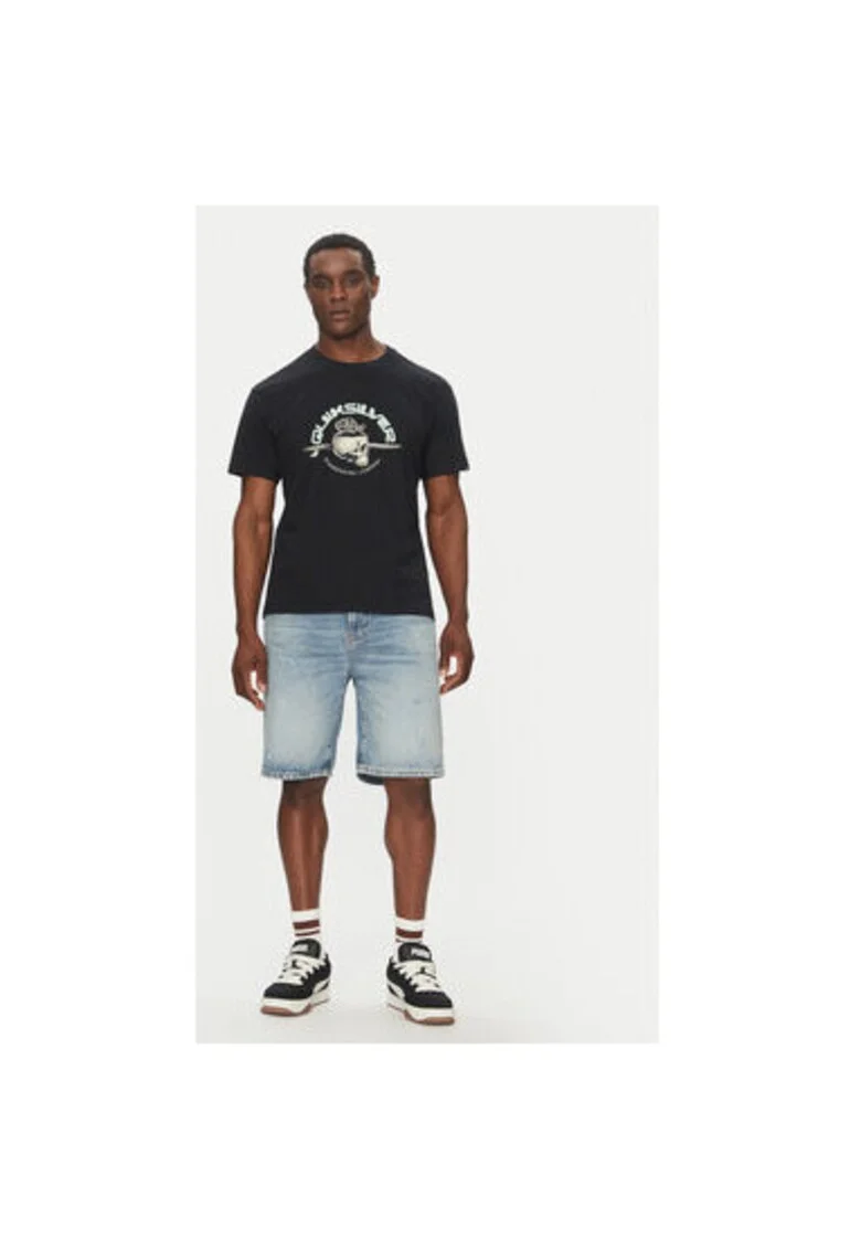 Tricou barbati  EQYZT08056-KVJ0, Bumbac, Negru, Negru