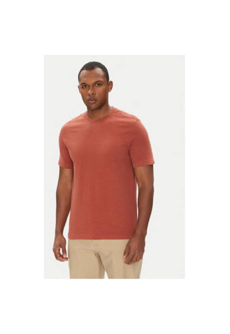 Tricou barbati  36JGU105U, Bumbac, Visiniu, Visiniu