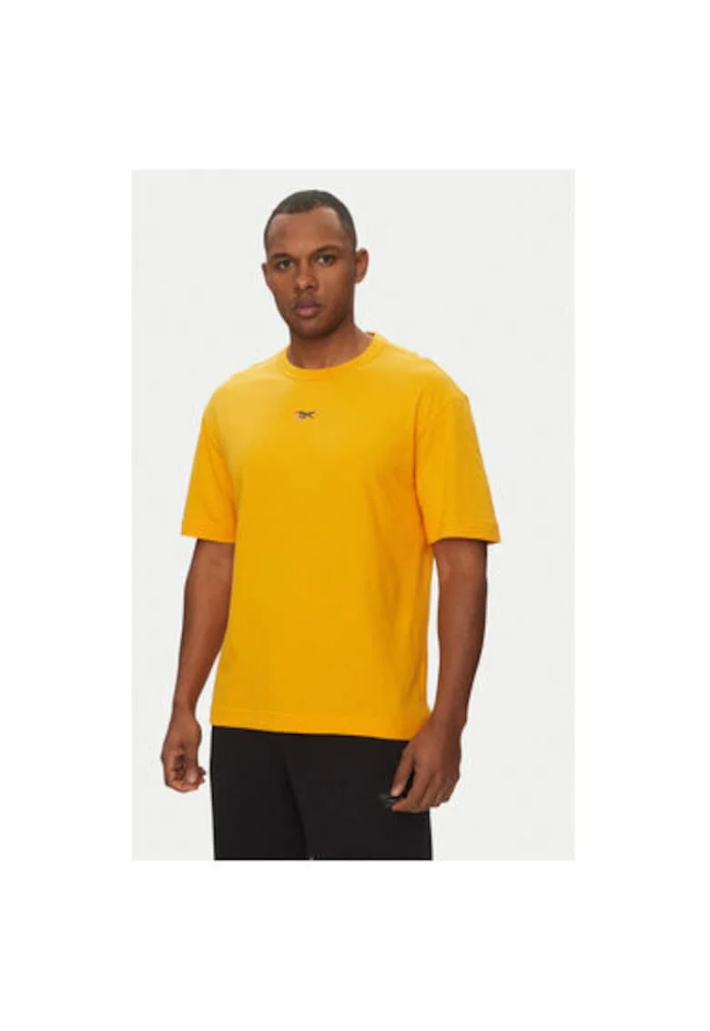 Tricou barbati  100214894, Bumbac, Portocaliu, Portocaliu