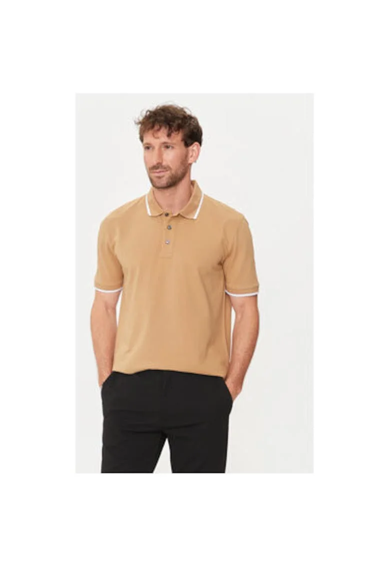 Tricou barbati,  303673635, Bumbac, Bej, Bej
