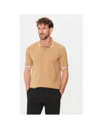 Tricou barbati,  303673635, Bumbac, Bej, Bej