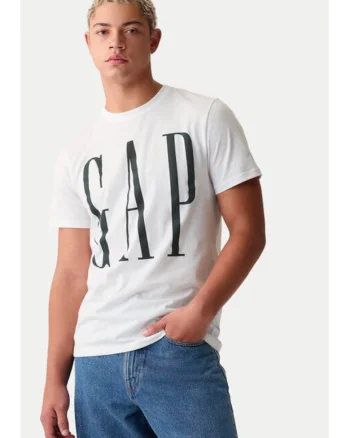 Tricou barbati,  304986574, Bumbac, Alb, Alb