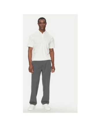Tricou barbati,  305347893, Lyocell/Bumbac, Alb, Alb