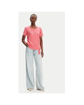 Tricou dama  11104823, Bumbac, Roz, Roz