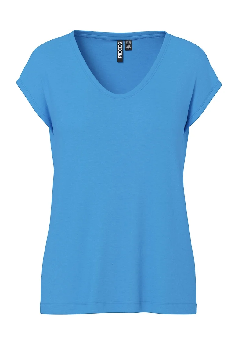 Tricou dama  17078732, Viscoza, Albastru, Albastru