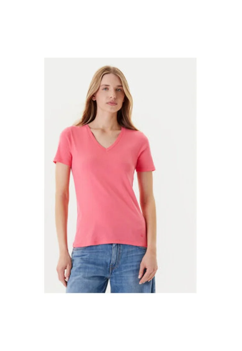 Tricou dama  3GA2E4230, Bumbac, Roz, Roz