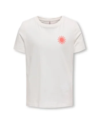 Tricou fete  15340140, Bumbac organic, Alb, Alb