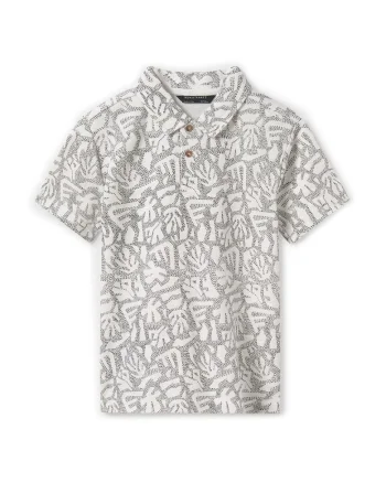 Tricou Polo baieti  6130, Bumbac, Gri, Gri