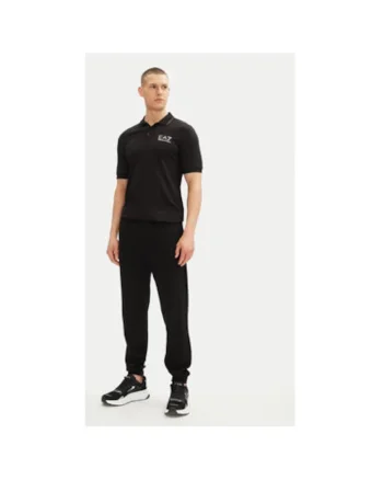 Tricou Polo barbati  Emporio Armani, 7M000300 AF13739, Viscoza/Poliamida, Negru, Negru