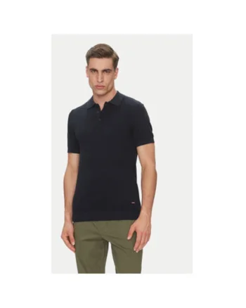 Tricou Polo barbati  INVORM 30-485, Bumbac/Poliester, Bleumarin, Bleumarin
