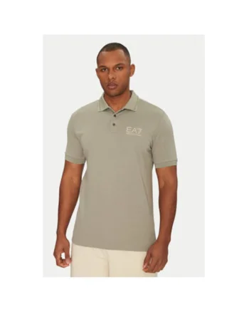 Tricou Polo barbati  Emporio Armani, 7M000300 AF13739, Viscoza/Poliamida, Gri, Gri