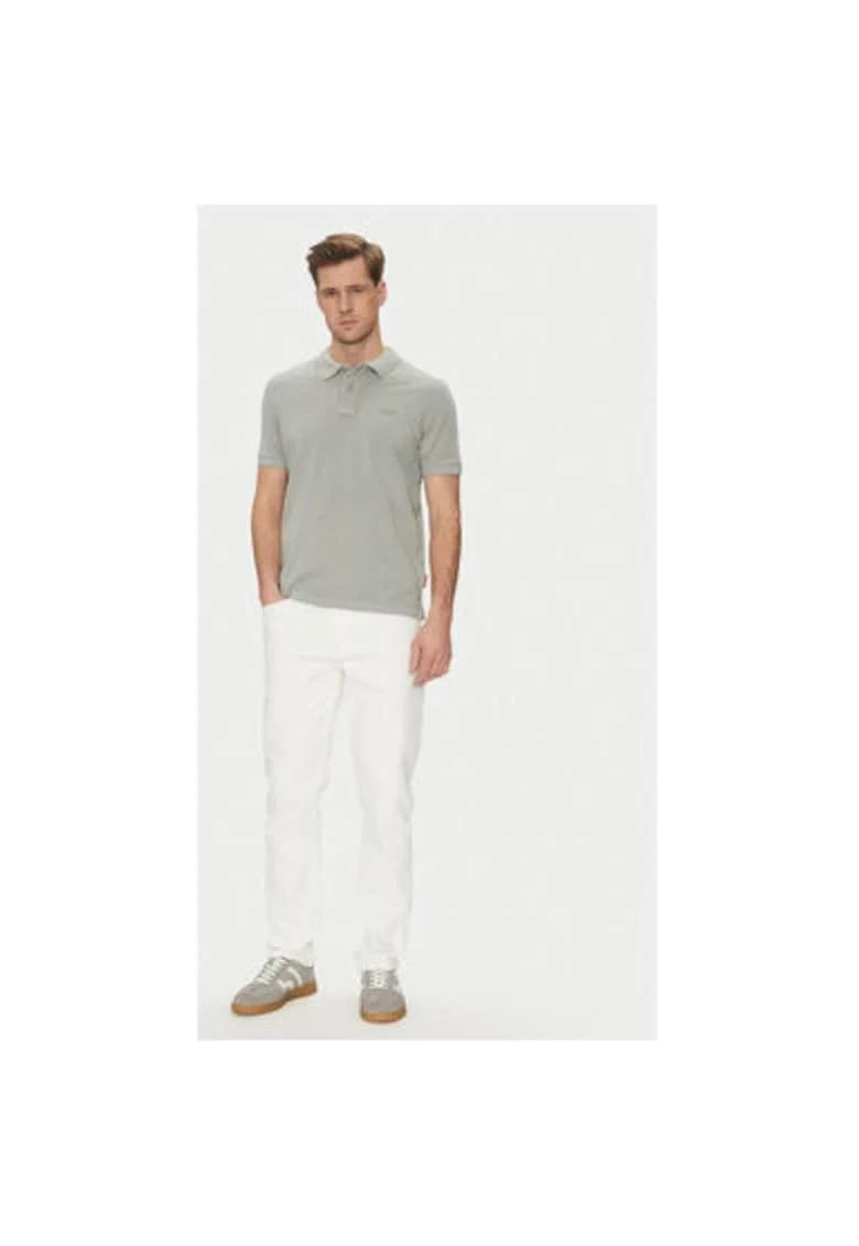 Tricou polo barbati  10019371 30045619, Bumbac organic, Gri, Gri