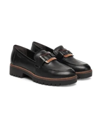 Mocasini dama,  material piele naturala, negru