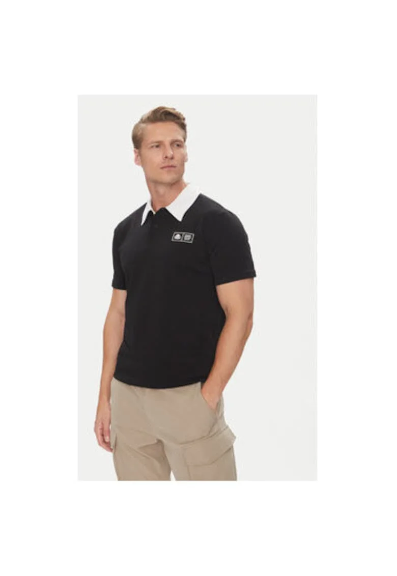 Tricou polo barbati  351R2IW, Bumbac, Negru, Negru