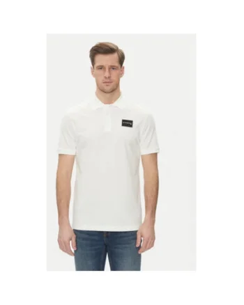 Tricou polo barbati  UMP25170PO, Bumbac, Alb, Alb