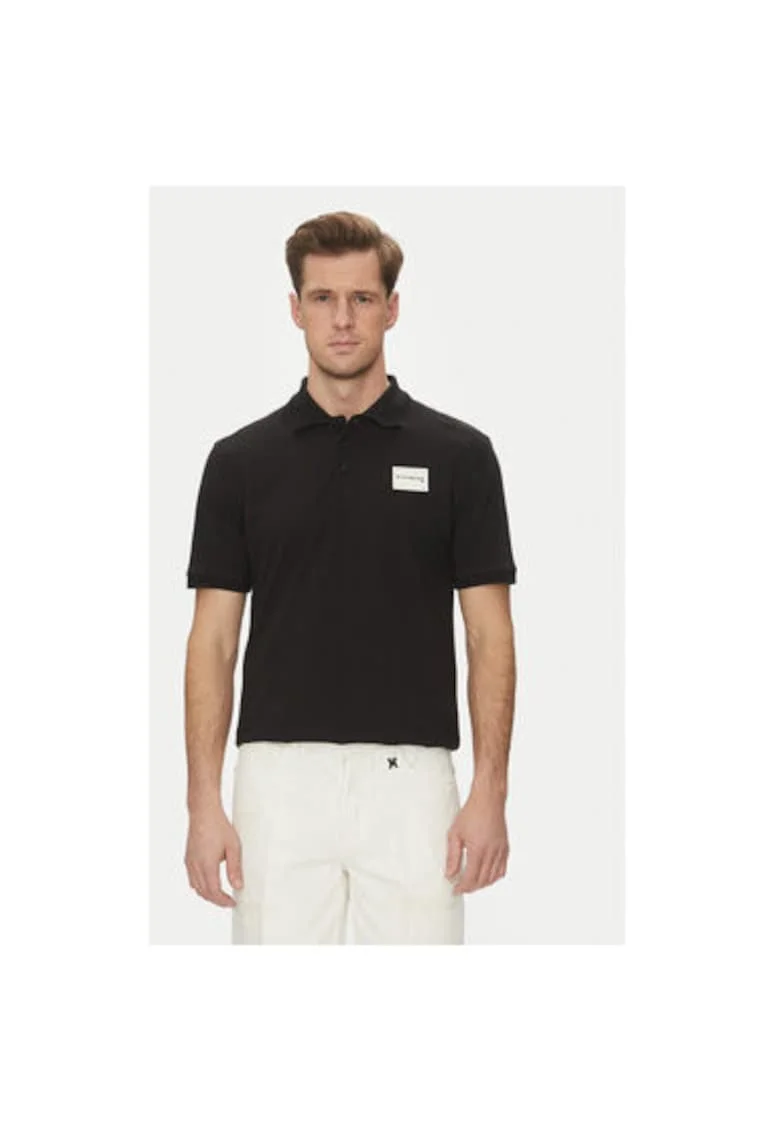 Tricou polo barbati  UMP25170PO, Bumbac, Negru, Negru