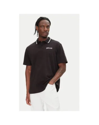 Tricou polo barbati  78OAGT15 CJ506, Bumbac, Negru, Negru
